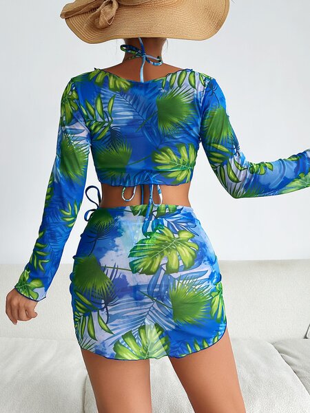 Costume de baie dama 4 piese Portugalia Verde-PRT1