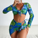Costume de baie dama 4 piese Portugalia Verde-PRT1